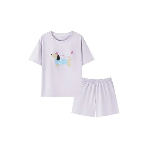 Sharefun Светло-фиолетовый Женские Пижамные Комплекты