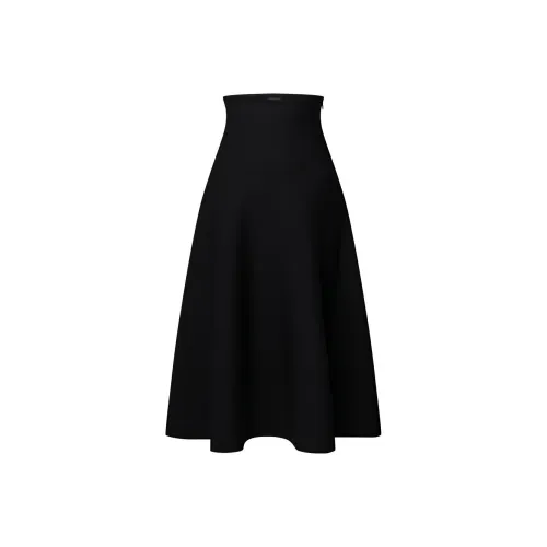 LOUIS VUITTON Повседневная длинная юбка женская черная