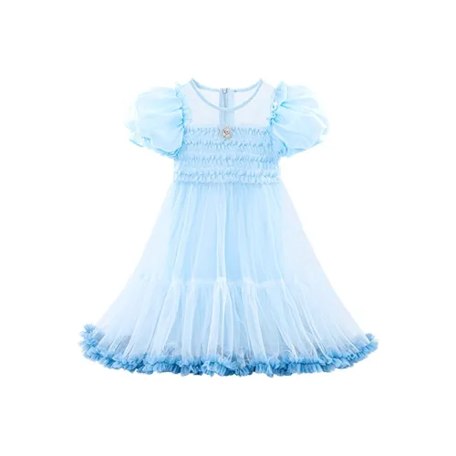 Disney Детское платье синего цвета для дошкольников