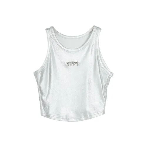 SETIROM Серебряные Женские Майки