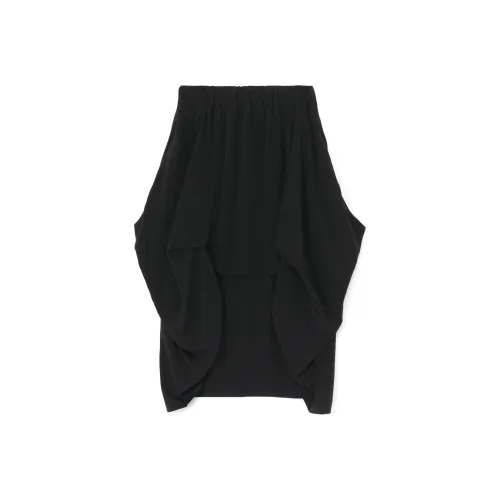Yohji Yamamoto Черные Женские Повседневные Длинные Юбки