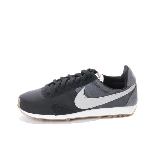 Nike Pre Montreal Racer Slip-resistant Abrasion-resistant Low Top Беговые кроссовки Женские Черный Серый