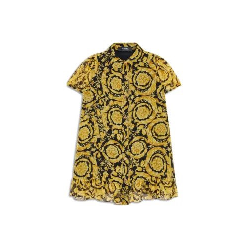 VERSACE Золотой Детские Платья