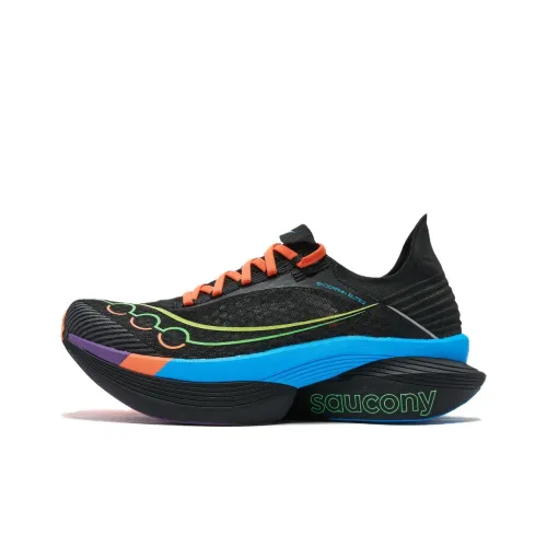 Saucony Endorphin Elite Coffee Wing 2 Беговые кроссовки Низкий топ Черный Оранжевый FUTURE Черный Унисекс