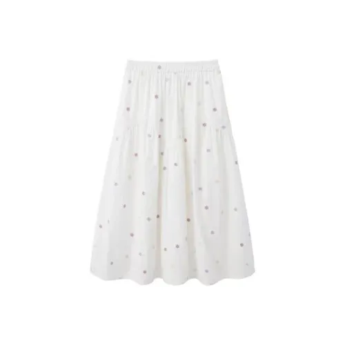 PLAY BUSH Повседневная длинная юбка женская многоцветная с цветочным дизайном