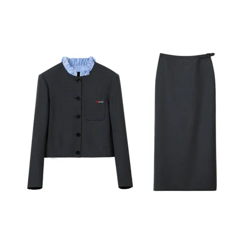 NancyCavally Комплект с юбкой Женские Серый