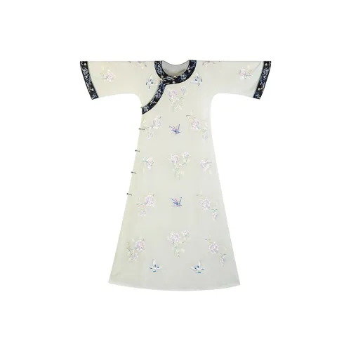 YICHENGFENGXU Чунсам Женский Гороховый Зеленый