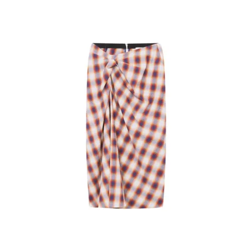 ISABEL MARANT Красный Женские Повседневные Длинные Юбки