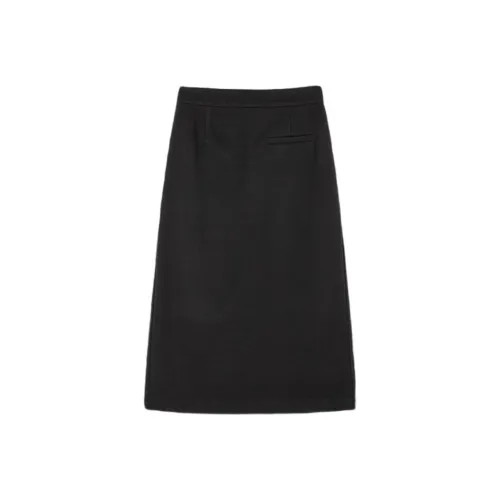 Mo Han Yi Mei Повседневный Длинный Юбка Женские Черный