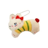 Полосатый брелок в виде кролика