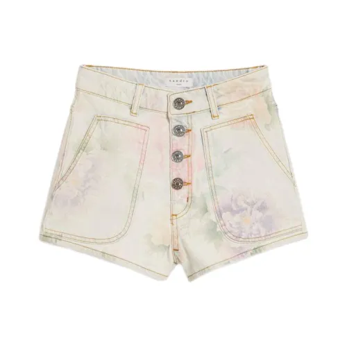 Sandro Джинсовые шорты Женские Многоцветные