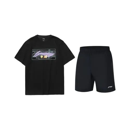 Лайнер Повседневная Спортивная Одежда Унисекс Черный