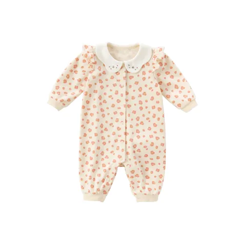 DAVE&BELLA Розовый леопардовый принт Детские комбинезоны / ползунки