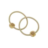 Смайлик Высокая эластичность Резинка для волос 1 шт (Абрикос)