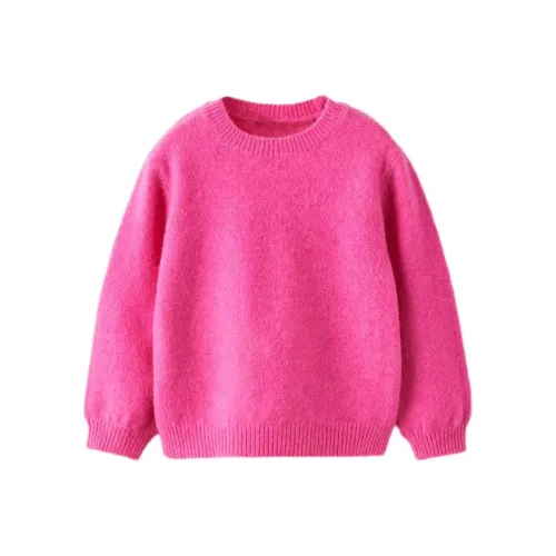 ZARA Темно-фиолетово-красные Kids Свитеры