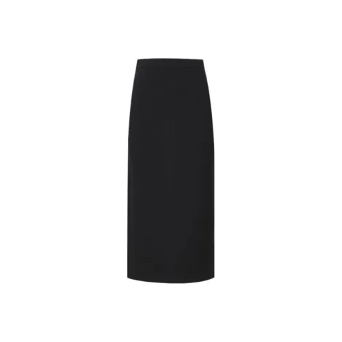 PINKO FW23 Повседневный Длинный Юбка Женские Черный