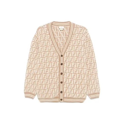 FENDI Желтые Kids Свитеры