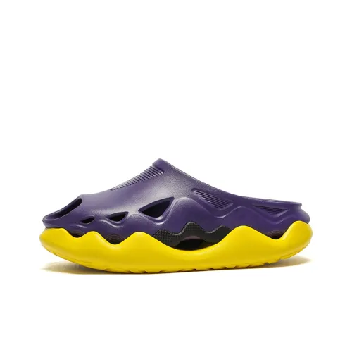 Холодный Mamba Series EVA Скелет Противоскользящий Массаж Амортизация Слипоны Мужской Пурпурный Lakers