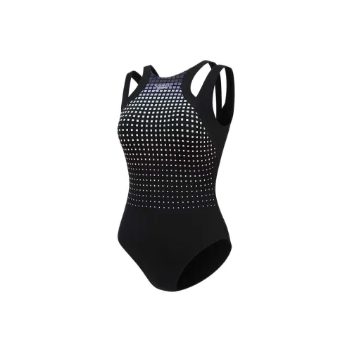Speedo Black Mark Черный/Синий Женские Купальники One Piece