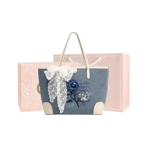 MISS GAIL Сумка из синтетической кожи сумка через плечо большая женская синяя