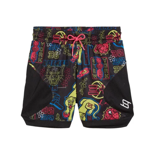 PUMA x TOKYO NIGHTS Stewie FW24 Баскетбольные шорты Женские Черные