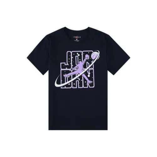Jordan Flight T-Shirt Galaxy Glow Black Джордан Флайт Т-Ширт Галактика Глоу Черный