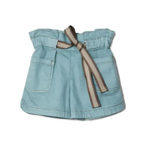 BRUNELLO CUCINELLI Повседневные шорты для детей синий