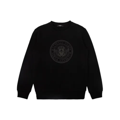 BALMAIN Черные Толстовки для детей