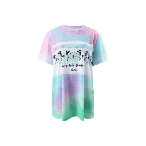 Барби Двухкомпонентный Купальник Женский Бирюзовый С Принт