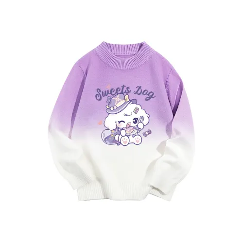 La Chapelle KIDS Свитер Фиолетовый Фиолетовый Шляпа Собака Детский