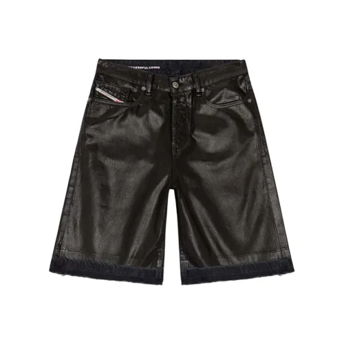 DIESEL FW24 Джинсовые шорты Женские Черный