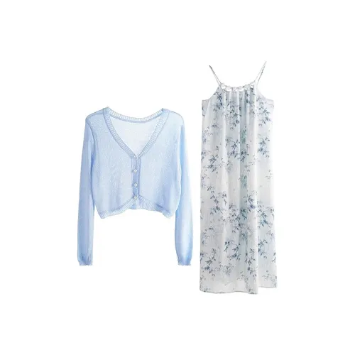 PLANE DRIFT Комплект с юбкой Женские Синий