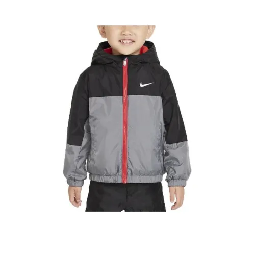nike Детский топ Детская одежда Флисовая подкладка Вязаные ткани Куртка Дымчато-серый Infant и Toddler