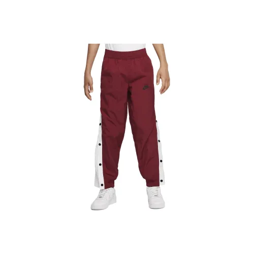 Детские Nike вязаные тренировочные штаны OF Basketball Team красного цвета