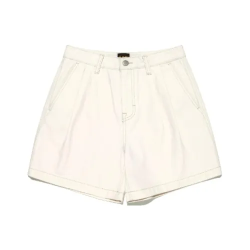 Lee Бежевые Женские Джинсовые Шорты