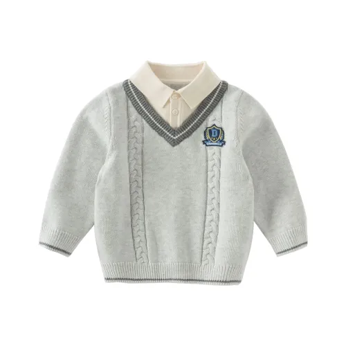 DAVE BELLA Свитер Полярный Серый Детский Возраст 3-7 Лет