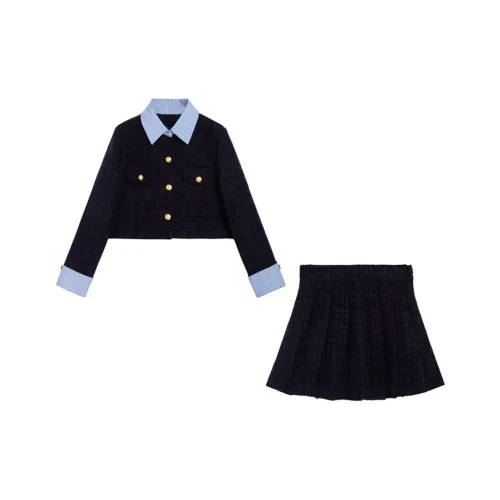 ONE PASS STUDIO Комплект с юбкой Женские Синий