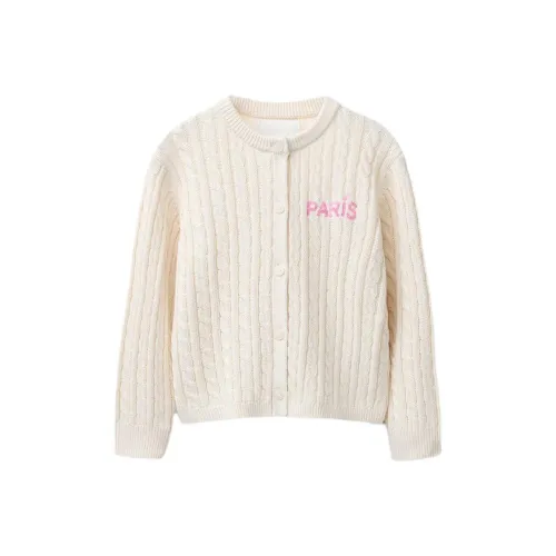 ZARA Свитер Натуральный Белый Children Возраст 3-7 Лет