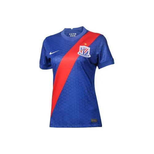 Nike Футбол Джерси Женские Красный Синий