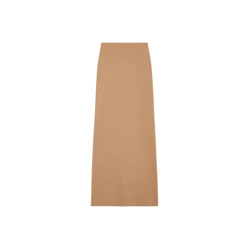 MaxMara Повседневный Длинный Юбка Женская Бежевая