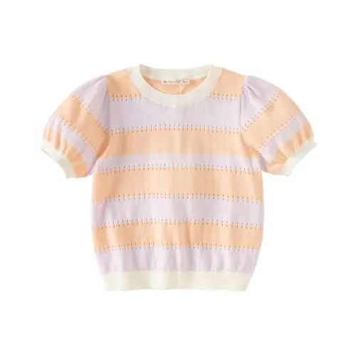 DAVE BELLA Трикотаж Розовый Фиолетовый Полосы Детский