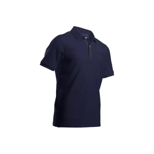 DECATHLON Поло Темно-синий Детский