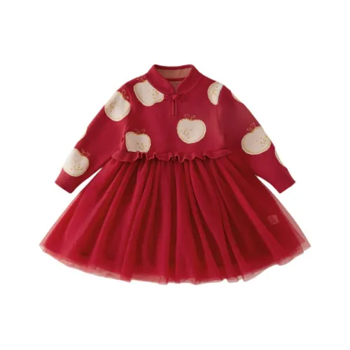 JELLYBABY Детское платье красное для малышей