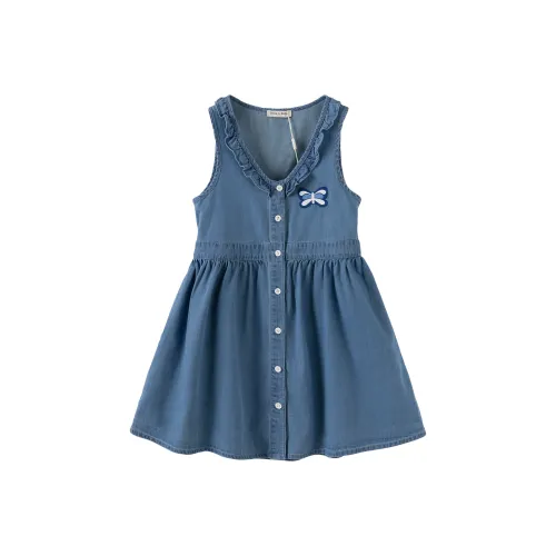 DAVE&BELLA Джинсовый синий Детские Платья