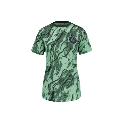 nike FCNWSL Гонки Louisville 2025 Футбол Джерси Женские Night Forest Мята Пена