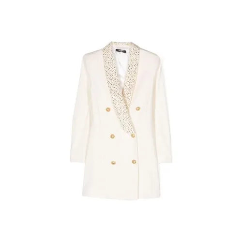 BALMAIN Бизнес-костюм Пальто SS23 Белый Детский