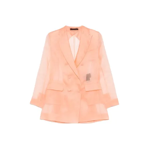 MaxMara Куртки и Пальто Женские Кораллово-Розовый