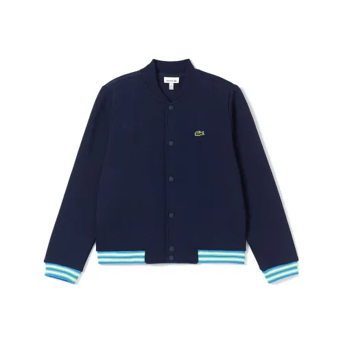 Бейсбольная куртка LACOSTE Collaboration Темно-синяя Детская