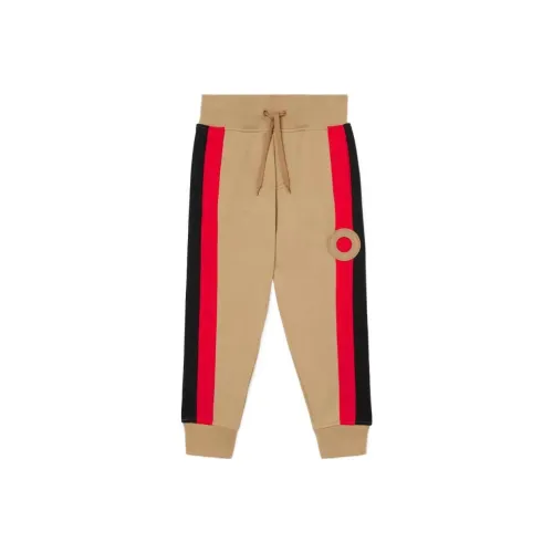 Детские Burberry FW22 Вязаные Спортивные Штаны Коричневые