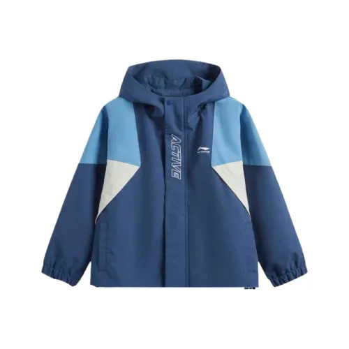 LINING YOUNG Повседневная спортивная одежда Sports Life Collection SS23 Темно-синий Синий Детский